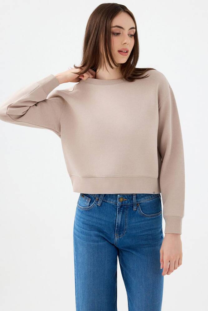 Kadın Sweat LF2041105 Bej 