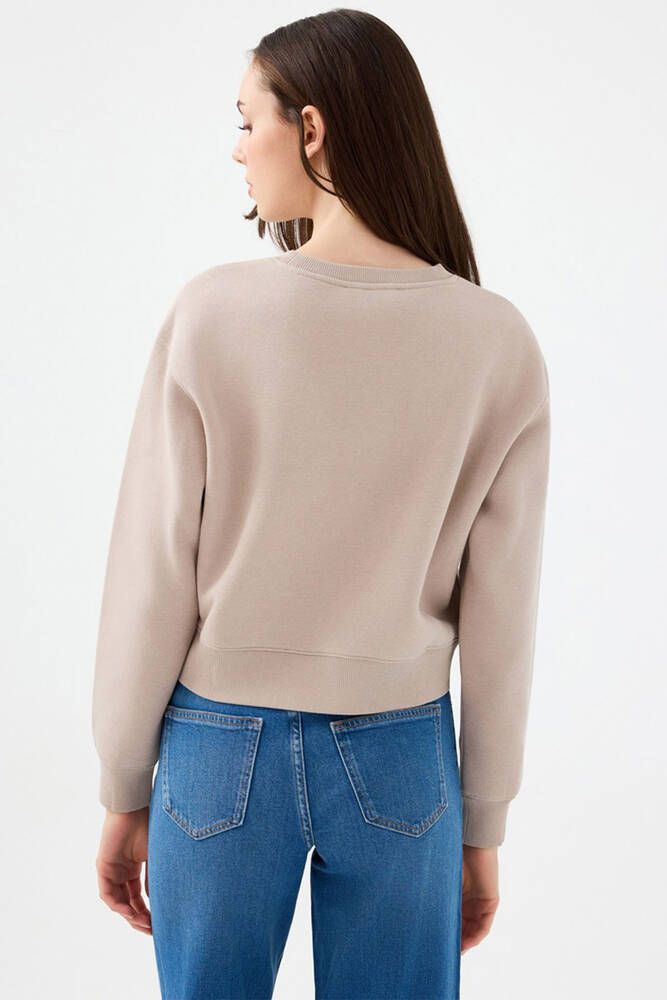 Kadın Sweat LF2041105 Bej 