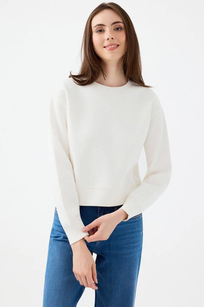 Kadın Sweat LF2041105 Ekru 