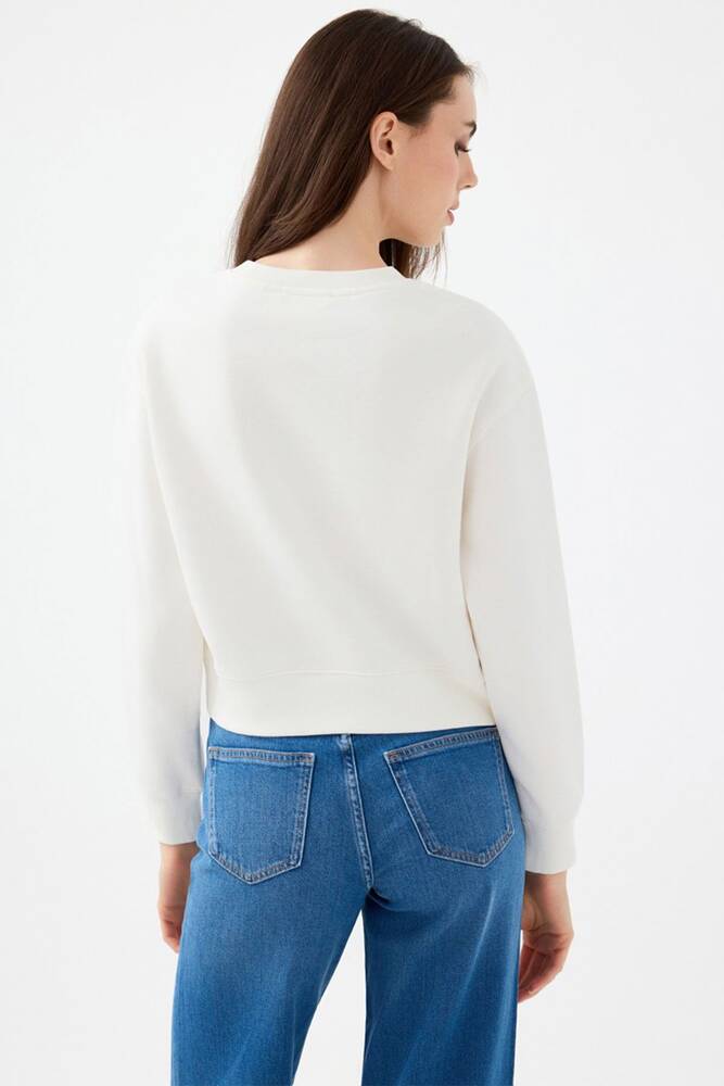 Kadın Sweat LF2041105 Ekru 