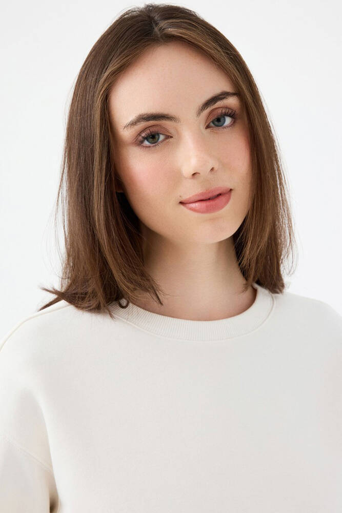 Kadın Sweat LF2041105 Ekru 