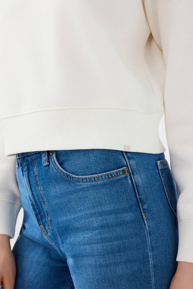 Kadın Sweat LF2041105 Ekru 