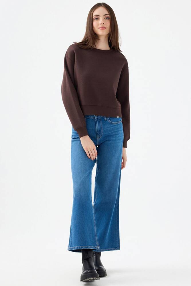 Kadın Sweat LF2041105 Kahve 