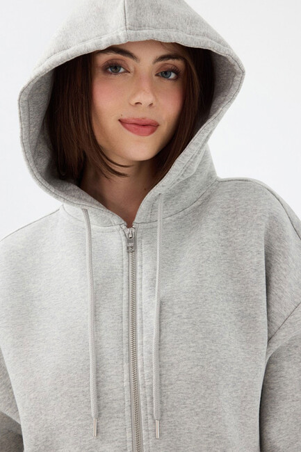 Kadın Sweat LF2041117 Gri - Thumbnail