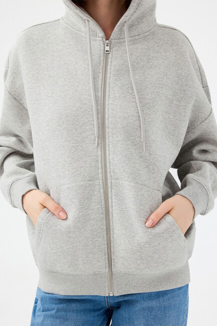 Kadın Sweat LF2041117 Gri - Thumbnail