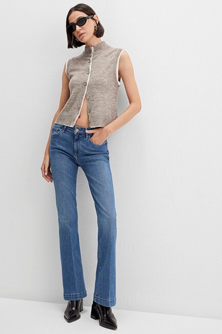 Kadın Sydney Gold Premium Jean Pantolon 1081191053 Siyah (1)