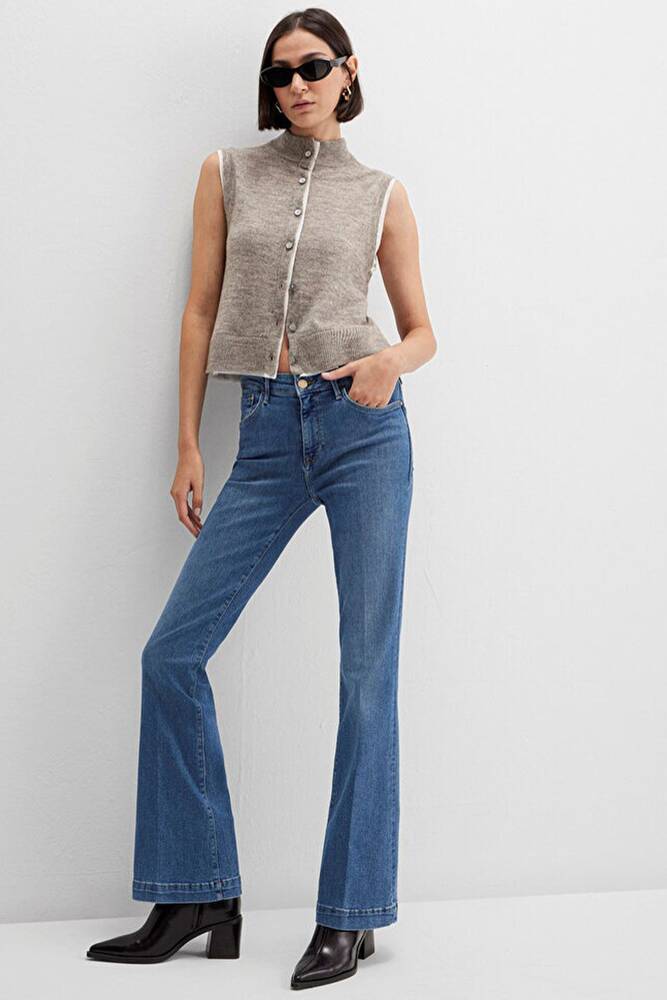 Kadın Sydney Gold Premium Jean Pantolon 1081191053 Siyah 