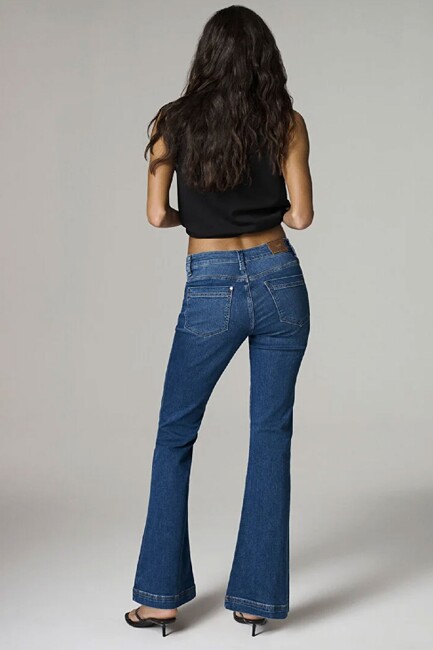 Kadın Sydney Gold Premium Jean Pantolon 10811A1337 Mavi - Thumbnail