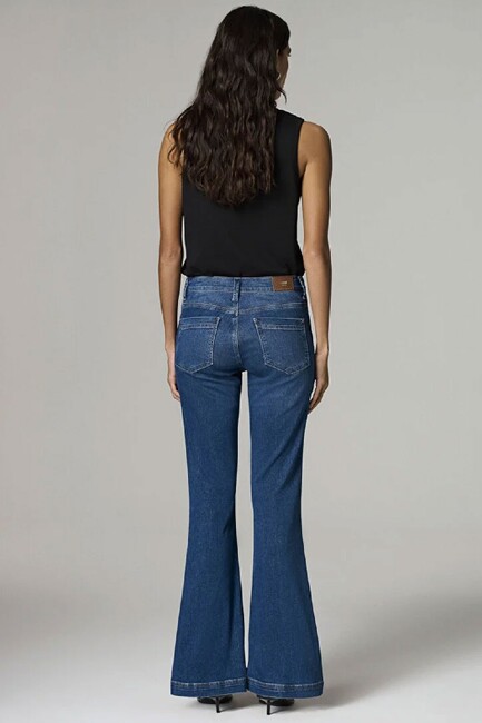 Kadın Sydney Gold Premium Jean Pantolon 10811A1337 Mavi - Thumbnail