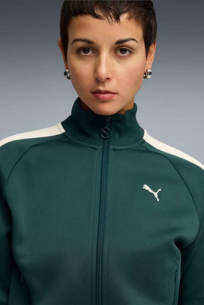 Kadın T7 Always On Track Ceket 629796-75 Yeşil 