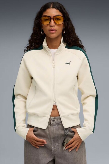 Kadın T7 Always On Track Ceket 629796-92 Ekru (1)