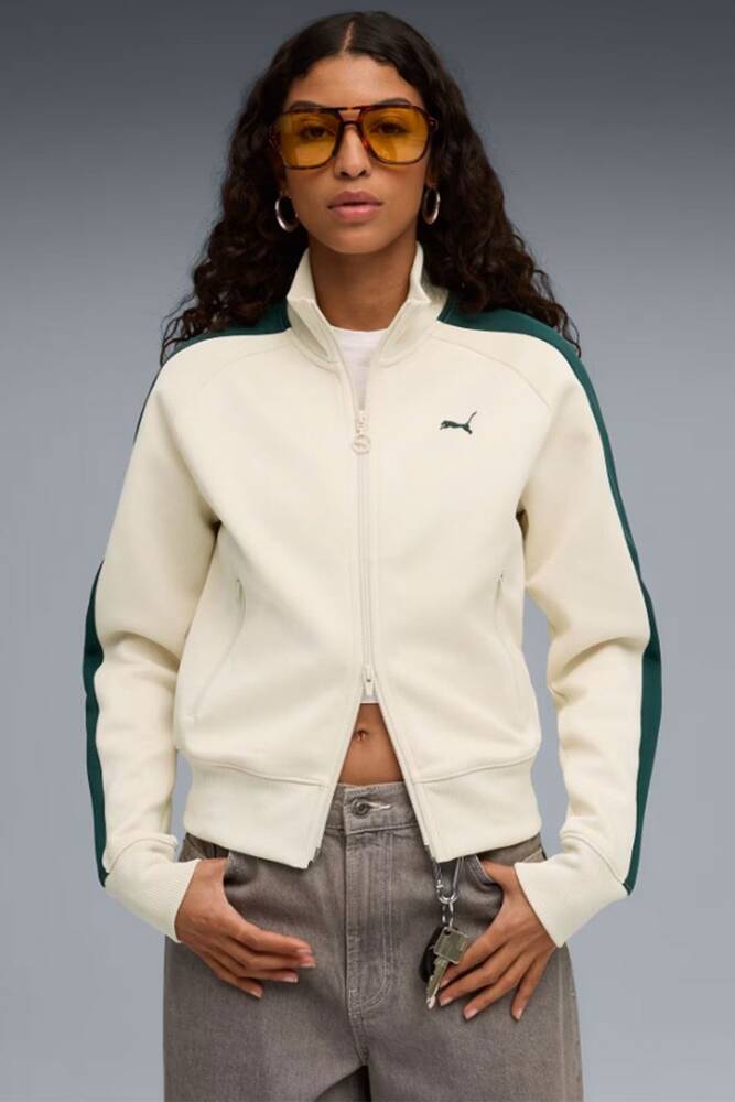 Kadın T7 Always On Track Ceket 629796-92 Ekru 