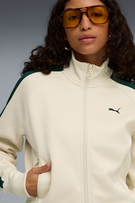 Kadın T7 Always On Track Ceket 629796-92 Ekru - Thumbnail