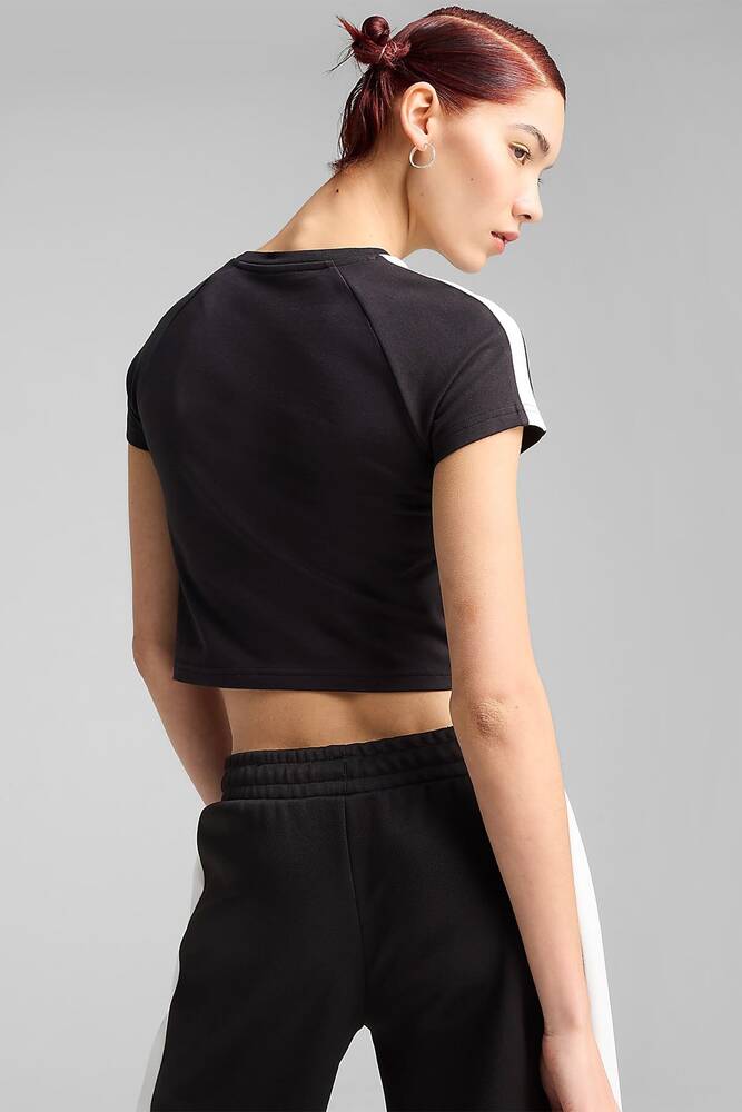 Kadın T7 Baby Tişört 629802-01 Siyah 