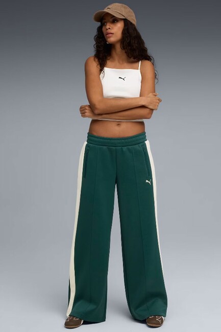 Kadın T7 Low Rise Track Eşofman Alt 629803-75 Yeşil (1)