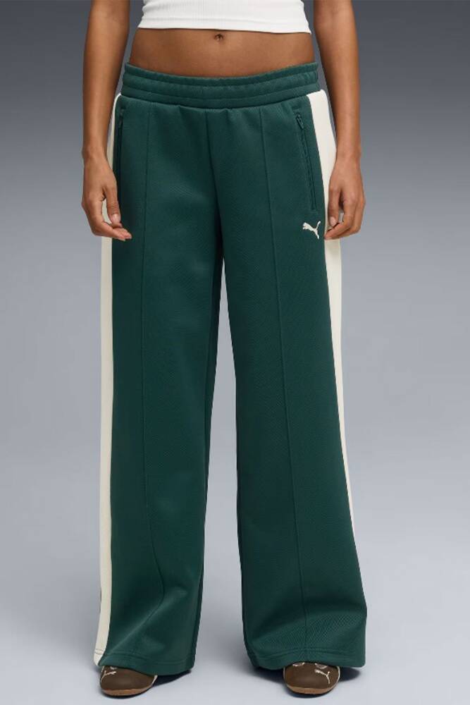 Kadın T7 Low Rise Track Eşofman Alt 629803-75 Yeşil - 2