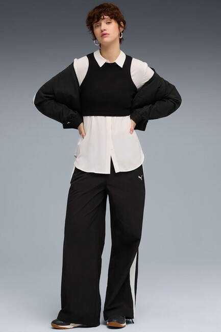 Kadın T7 Relaxed Track Eşofman Alt 632143-01 Siyah (1)