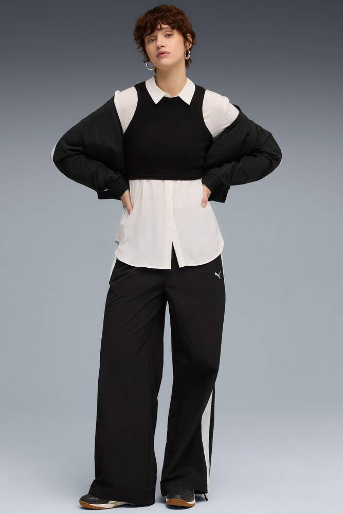 Kadın T7 Relaxed Track Eşofman Alt 632143-01 Siyah 