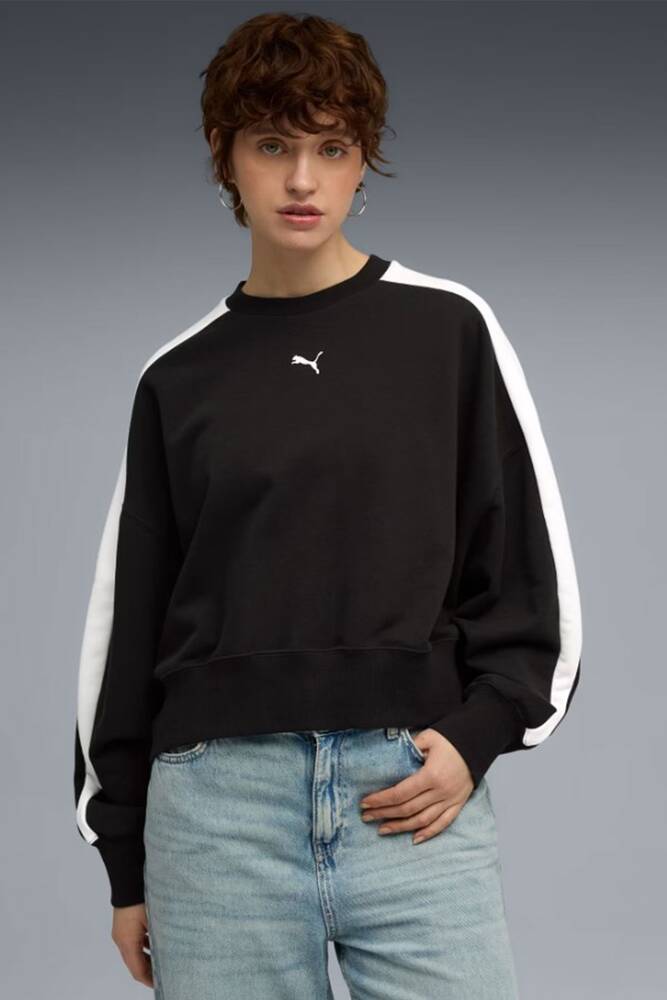 Kadın T7 Sweat 633439-01 Siyah 