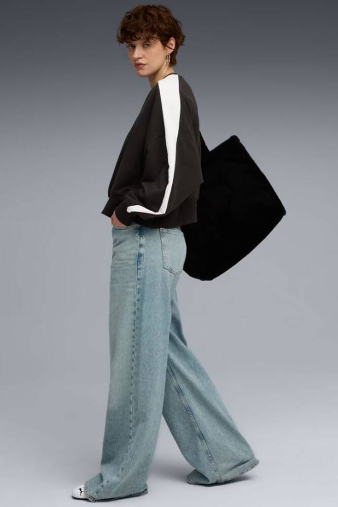 Kadın T7 Sweat 633439-01 Siyah 