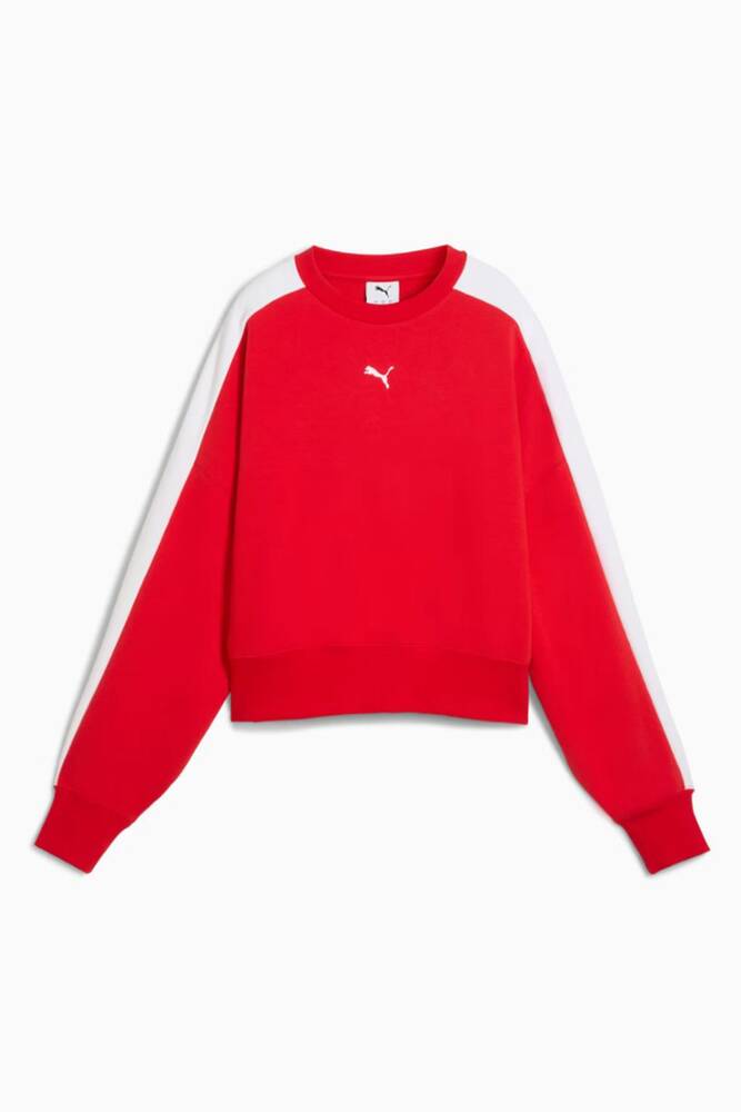 Kadın T7 Sweat 633439-11 Kırmızı 