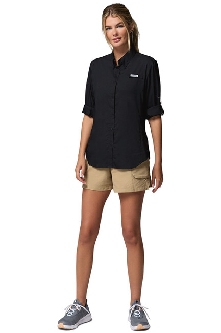 Kadın Tamıamı Iı Uzun Kollu Gömlek FL7278_011 Siyah - Thumbnail