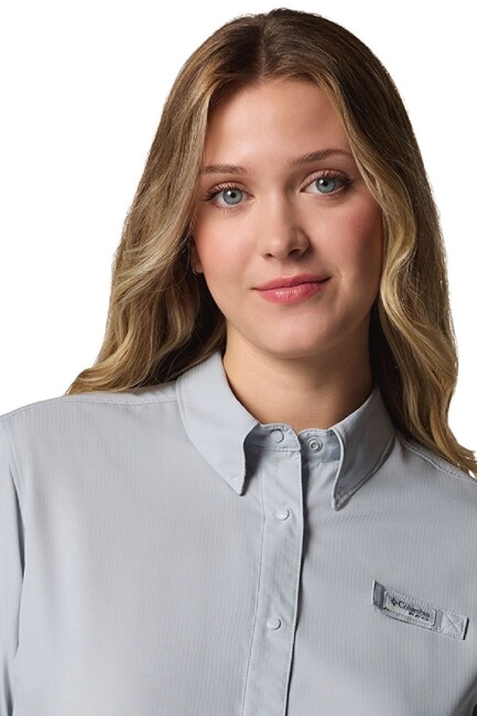 Kadın Tamıamı Iı Uzun Kollu Gömlek FL7278_032 Gri - Thumbnail