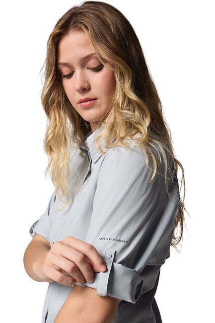 Kadın Tamıamı Iı Uzun Kollu Gömlek FL7278_032 Gri - Thumbnail