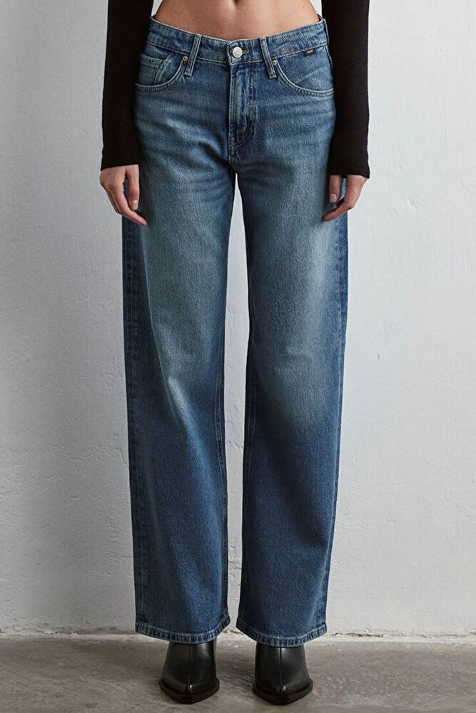 Kadın Taylor Icon Jean Pantolon 1010840-88195 Mavi 