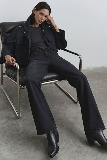 Kadın Taylor Icon Jean Pantolon 1010840-90762 Gri (1)