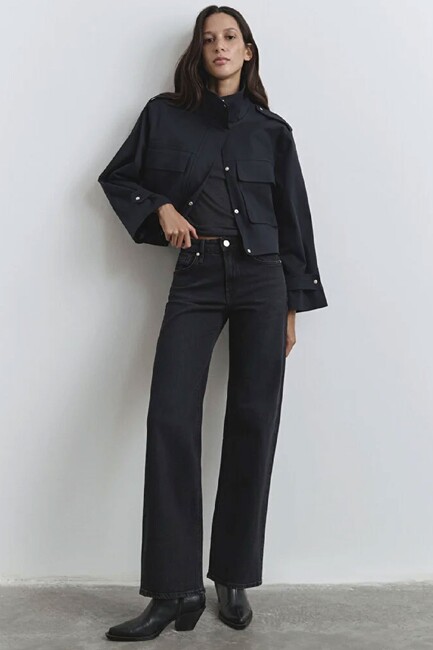 Kadın Taylor Icon Jean Pantolon 1010840-90762 Gri (2)