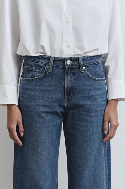 Kadın Taylor Jean Pantolon 1010840-89582 Lacivert - Thumbnail