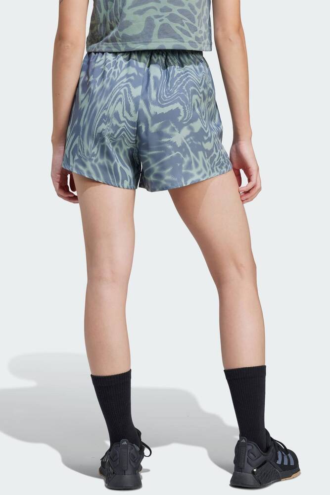 Kadın TE Mın AOP Şort JE8690 Yeşil 