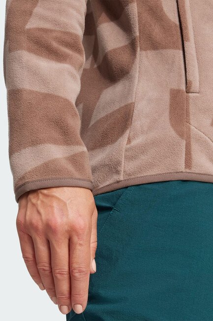 Kadın Terrex Multi Fermuarlı Ceket JN0997 Kahve - Thumbnail