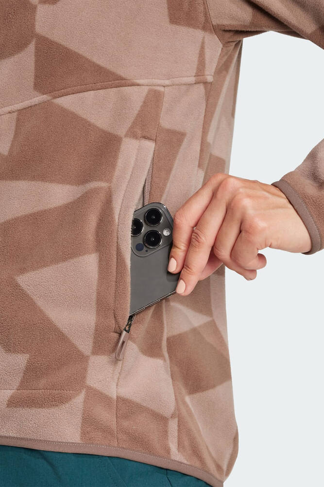 Kadın Terrex Multi Fermuarlı Ceket JN0997 Kahve 