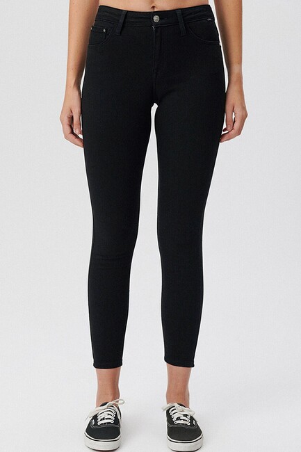 Kadın Tess Double Black Jean Pantolon 100328-35252 Siyah (3)