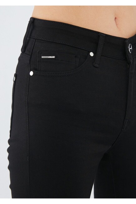 Kadın TESS Gold Luxury Jean Pantolon 100328-32092 Siyah - Thumbnail