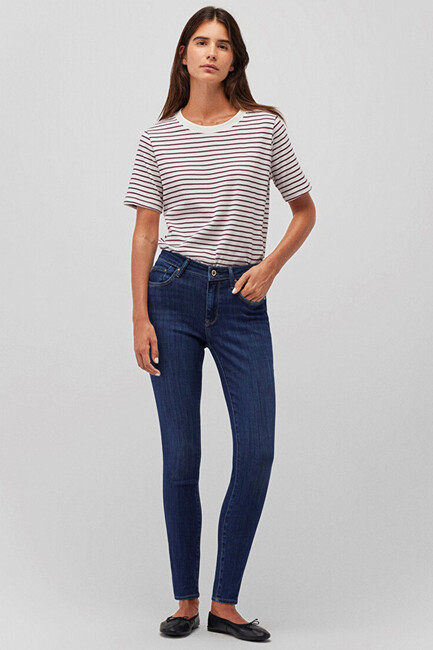 Kadın Tess Gold Premium Jean Pantolon 100328-82232 Mavi (1)