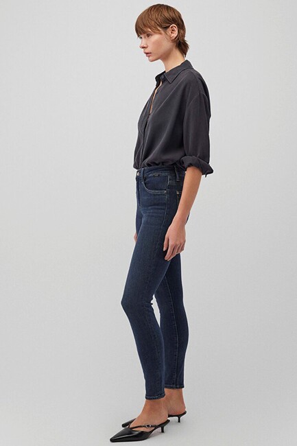 Kadın Tess Gold Premium Jean Pantolon 100328-90536 Siyah (2)