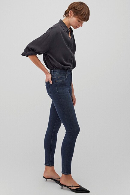 Kadın Tess Gold Premium Jean Pantolon 100328-90536 Siyah (3)