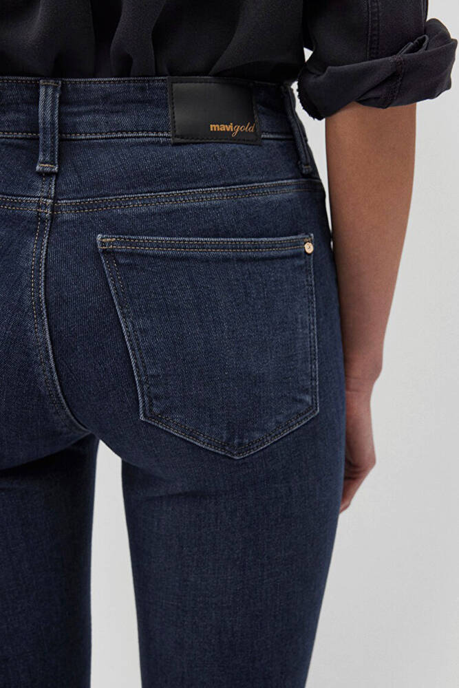 Kadın Tess Gold Premium Jean Pantolon 100328-90536 Siyah 