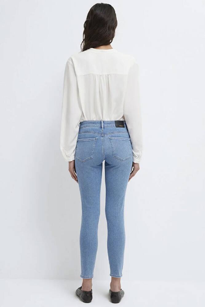 Kadın Tess Gold Premium Jean Pantolon 100328-A1550 Mavi 