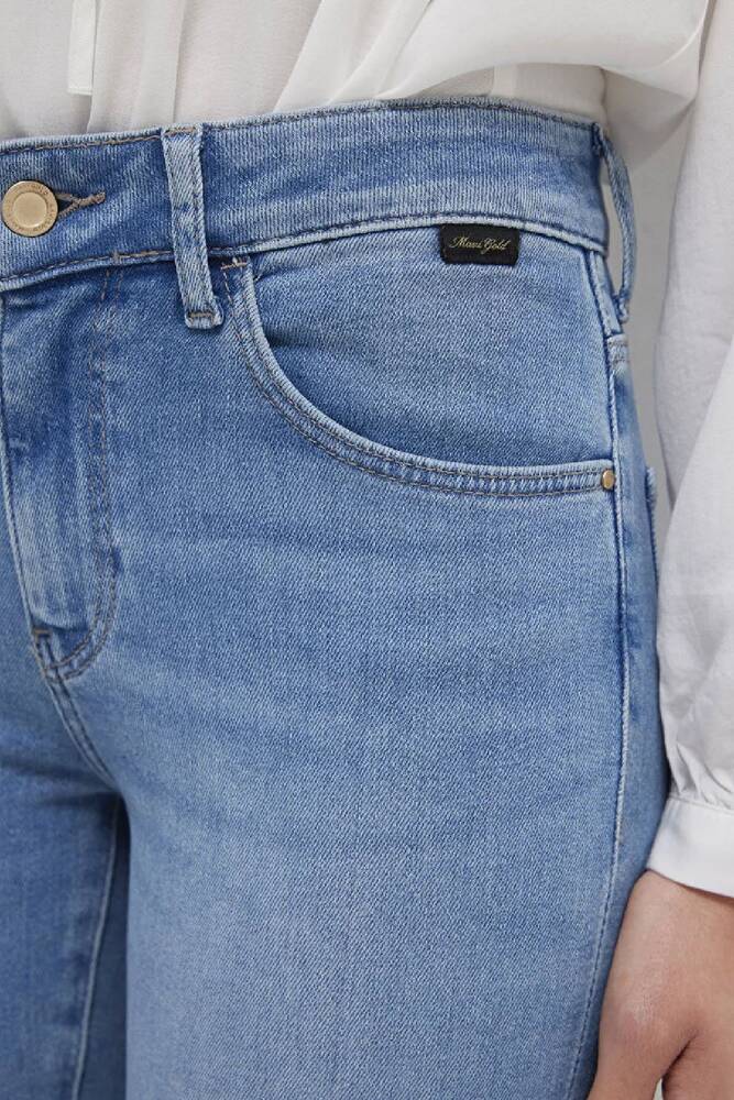 Kadın Tess Gold Premium Jean Pantolon 100328-A1550 Mavi 