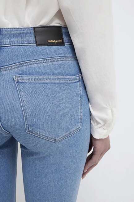 Kadın Tess Gold Premium Jean Pantolon 100328-A1550 Mavi - Thumbnail