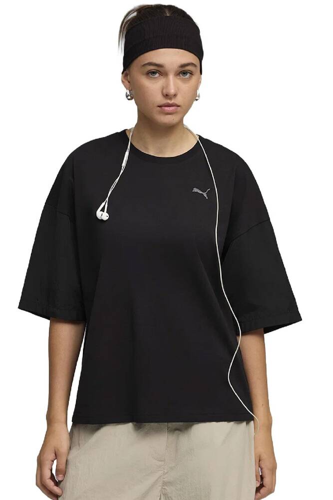 Kadın Tişört 691883-01 Siyah 