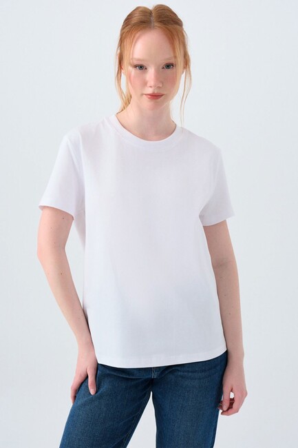 Kadın Tişört LF2036285 Beyaz (1)
