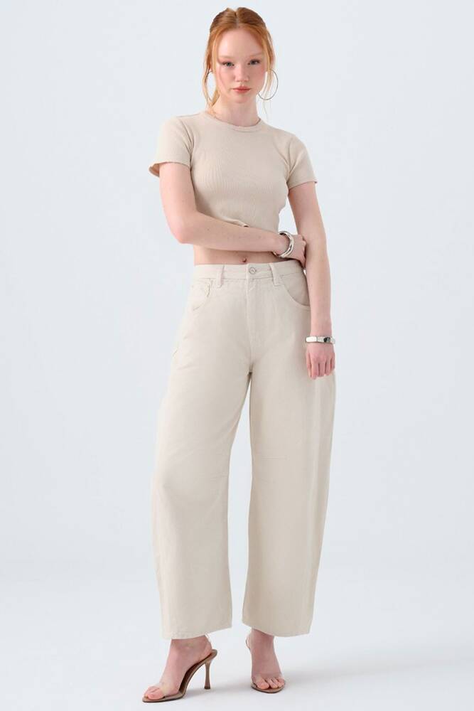 Kadın Tişört LF2038433 Bej 