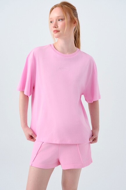 Kadın Tişört LF2038720 Pembe (1)