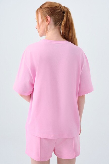 Kadın Tişört LF2038720 Pembe (2)