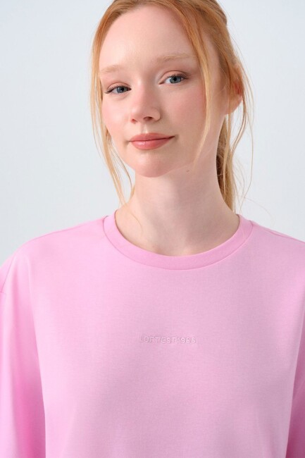 Kadın Tişört LF2038720 Pembe (2)